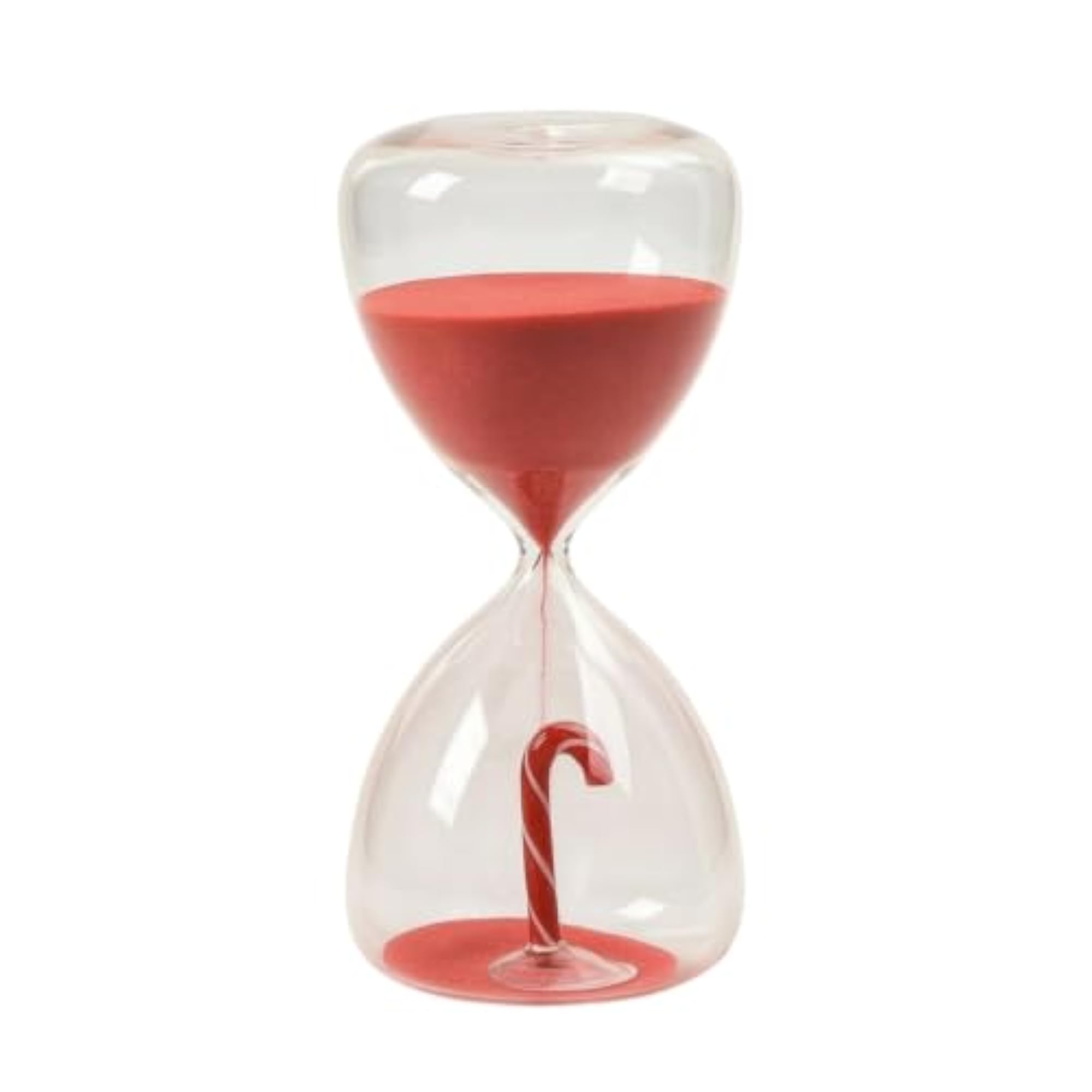 15-Minute Glass Hourglass Timer, Decorative Sand Clock